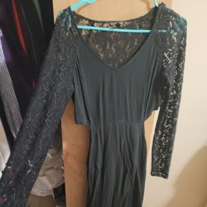 Black dress, formal, Express